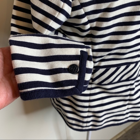 TALBOTS  STRIPPED JACKET CARDIGAN - Picture 5 of 16